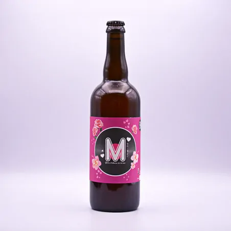 BTA M, bière blonde rose hibiscus 75cl
