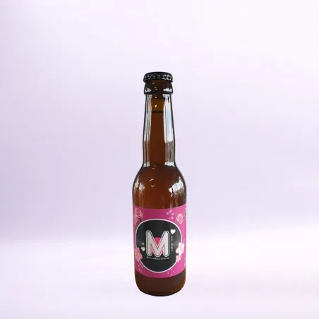 BTA M, bière blonde rose hibiscus 33cl