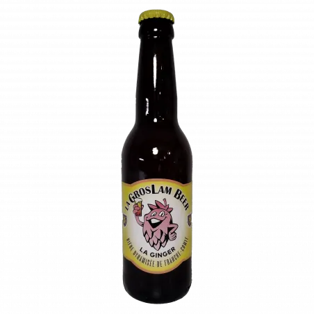 La Groslam Beer Ginger, bière blonde 33cl