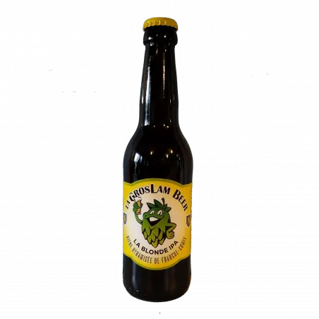 La Groslam Beer IPA, bière blonde 33cl