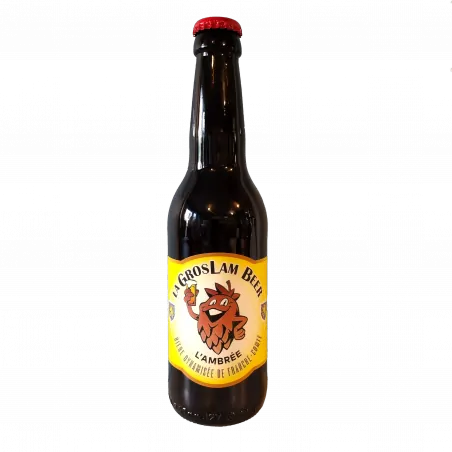 La Groslam Beer Ambrée, bière ambrée 33cl