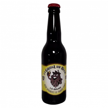 La Groslam Beer Brune, bière d'abbaye 33cl