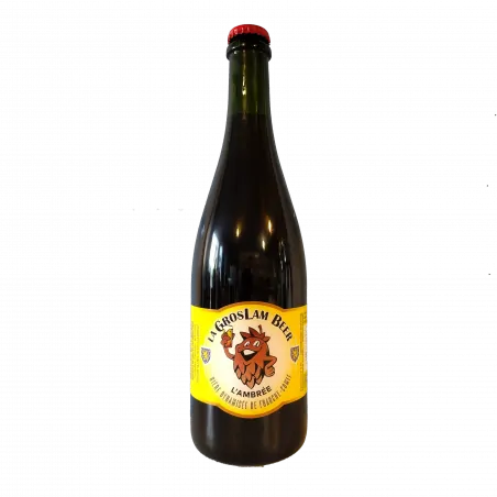 La Groslam Beer Ambrée, bière ambrée 75cl