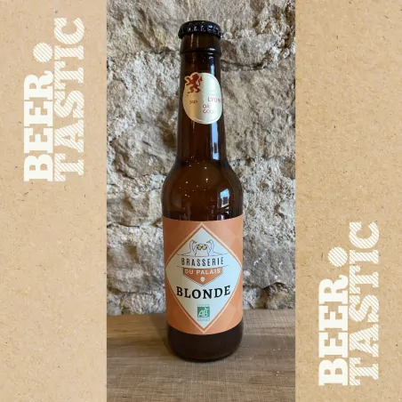 Brasserie du Palais Blonde, bière blonde bio 33cl