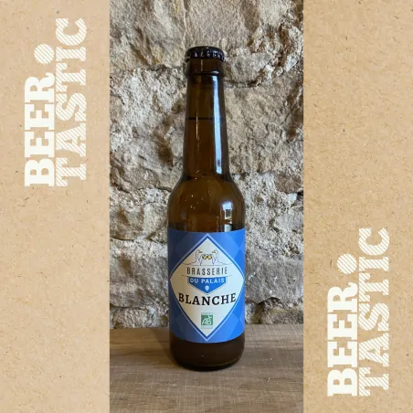 Brasserie du Palais Blanche, bière blanche bio 33cl