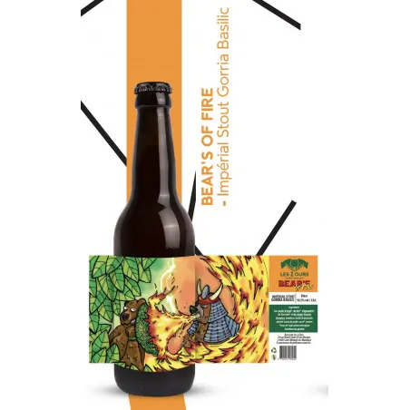 Bear's Of Fire, bière brune Imperial Stout 33cl