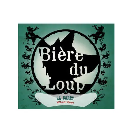 Bière du Loup Barry, bière blanche bio 75cl